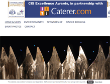 Tablet Screenshot of cis-excellenceawards.com